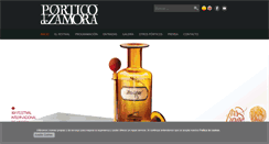 Desktop Screenshot of porticozamora.es